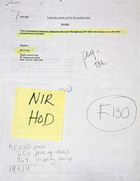 Nir Hod (Israeli, b. 1970) "The Night You Left"