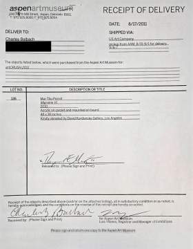 Mai-Thu Perret (Swiss, b. 1976) "Migraine VI"