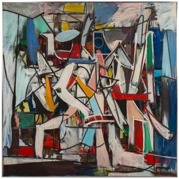 Robert Goodnough (American, 1917-2010) "Horse and Rider"