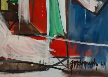 Robert Goodnough (American, 1917-2010) "Horse and Rider"