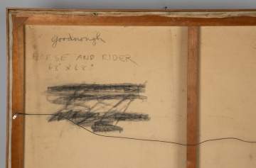 Robert Goodnough (American, 1917-2010) "Horse and Rider"