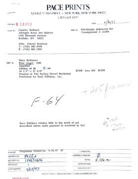 Mary Heilmann (American, b. 1940) "Blue Angel"