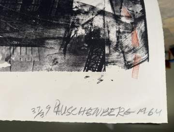 Robert Rauschenberg (American, 1925-2008) "Front Roll" (F.25)