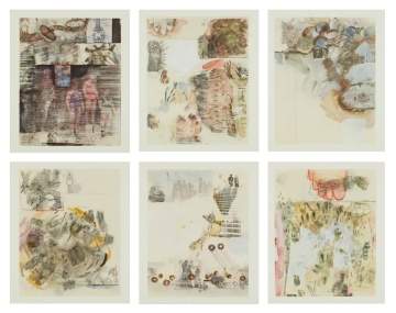 Robert Rauschenberg (American, 1925-2008) XXXIV Drawings for Dante's Inferno