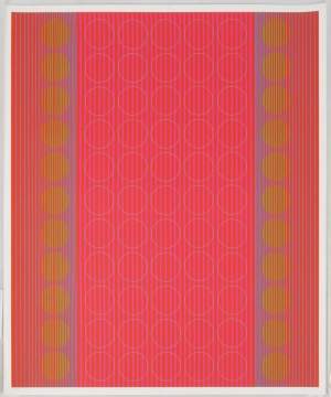 Julian Stanczak (American, 1928-2017) "Centered Rings"