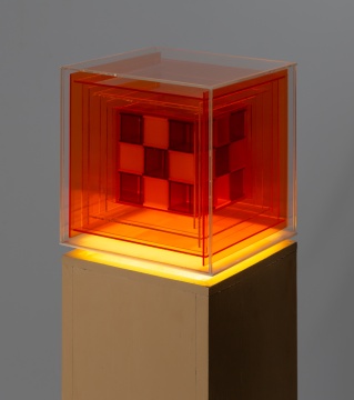 Leroy Lamis (American, 1925-2010) "Orange and Red"