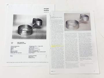 Jene Highstein (American, 1942-2013) "Two Rooms with Ramp"