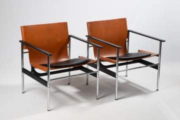 Pair of Lounge Chairs by Charles Pollock for Knoll