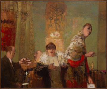 Harvey Breverman (American, 1934-2024) "College of Judges"