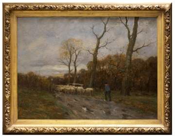 Charles P. Gruppe (1860-1940) Herding Sheep