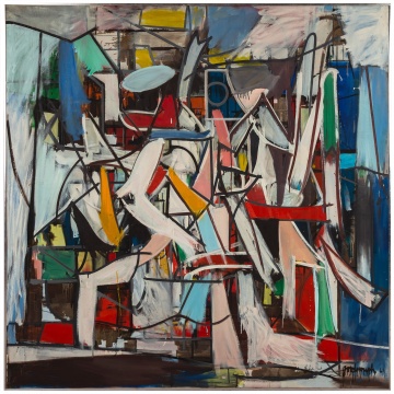 Robert Goodnough (American, 1917-2010) "Horse and Rider"