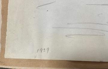 Charles Ephraim Burchfield (American, 1893-1967) Drawing