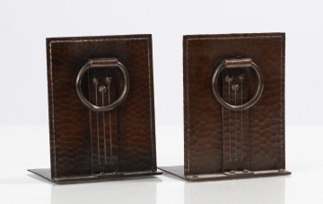 Roycroft Bookends with Handles