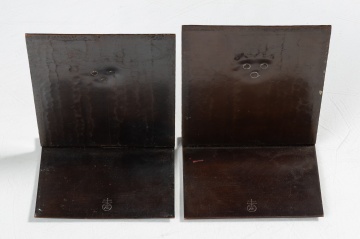 Roycroft Bookends with Handles