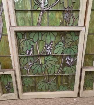 Leaded Glass Wisteria Windows Suite