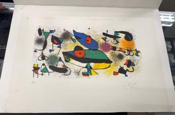 Joan Miro (Spanish, 1893-1983) "Sculpteur II"