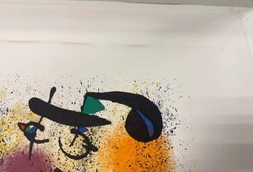 Joan Miro (Spanish, 1893-1983) "Sculpteur II"