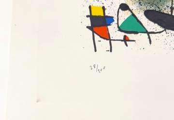 Joan Miro (Spanish, 1893-1983) "Sculpteur II"