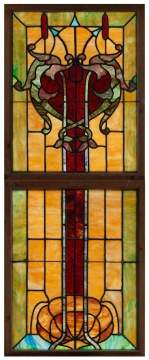 Two Leaded Glass Windows