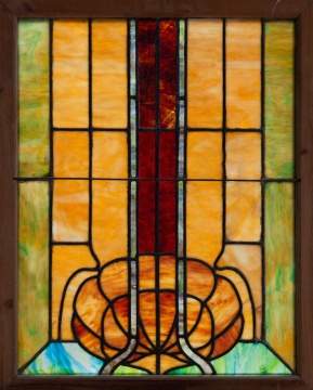 Two Leaded Glass Windows