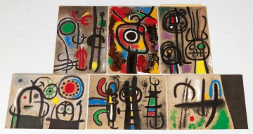 After Joan Miro, Cartones, Eight Works