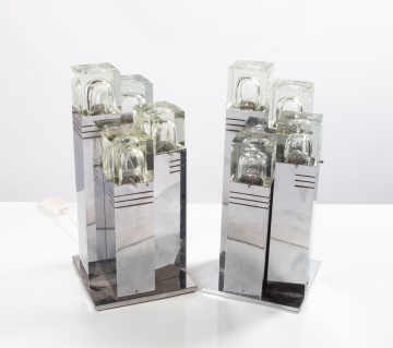 Pair of Gaetano Sciolari Table Lamps