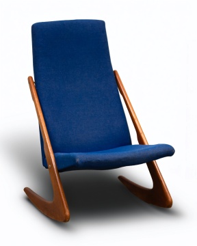 Danish Modern Rocking Chair by Mogens Kold