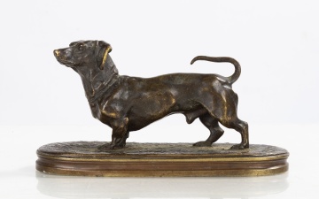 Roland Deusen Bronze Dog