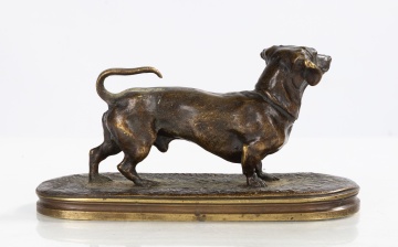 Roland Deusen Bronze Dog