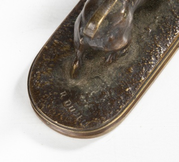 Roland Deusen Bronze Dog