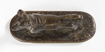 Roland Deusen Bronze Dog