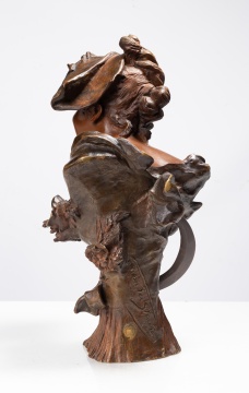 Georges Van Der Straeten (1856-1928) Bust of Lady