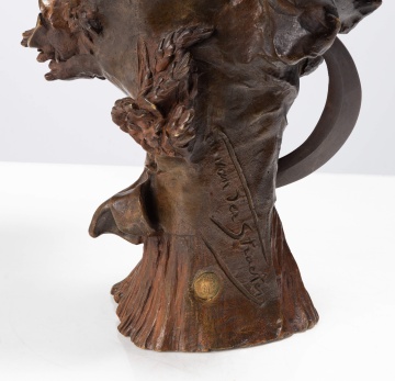 Georges Van Der Straeten (1856-1928) Bust of Lady
