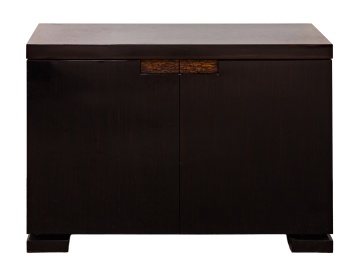 Christian Liagre, Macassar Ebony Lacquer Continental Cabinet