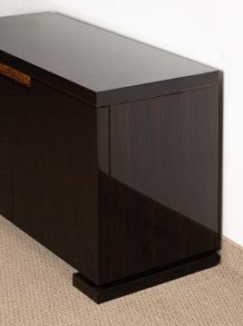 Christian Liagre, Macassar Ebony Lacquer Continental Cabinet