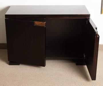 Christian Liagre, Macassar Ebony Lacquer Continental Cabinet