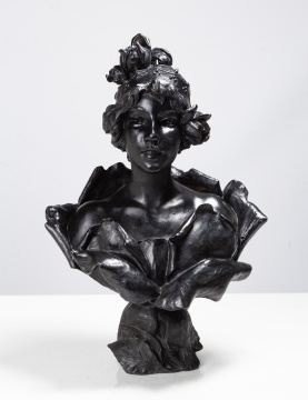 Emmanuel Villanis (French, 1858-1914) Bust of Lady