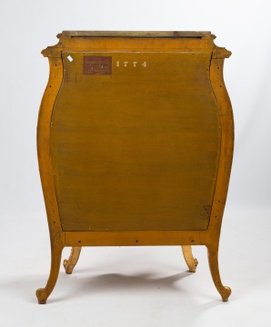 French Giltwood Vernis Martin-Style Bombe Commode