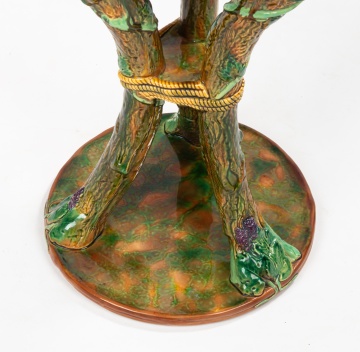 Rare George Jones Majolica Stand / Garden Seat