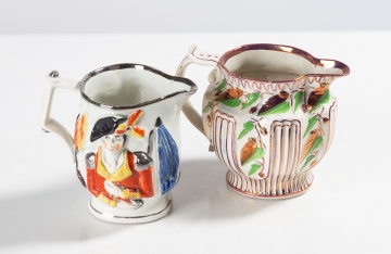Staffordshire Jugs, General Hill & Marquis Wellington