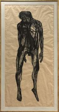 Leonard Baskin (American, 1922-2000) "The Hanged Man"