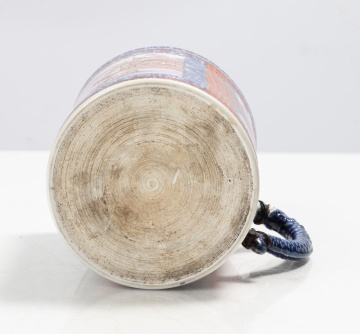 A Large Chinese Mandarin Palette Mug / Tankard