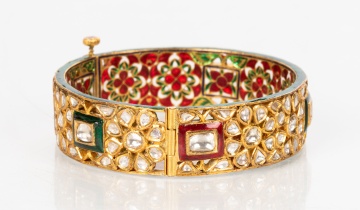 Mughal / Rajasthani Kundan Meenakari Bangle