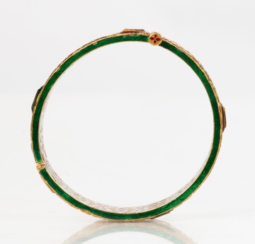 Mughal / Rajasthani Kundan Meenakari Bangle
