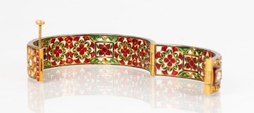 Mughal / Rajasthani Kundan Meenakari Bangle