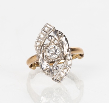 Ladies' 14K Gold Diamond Ring