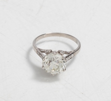 Ladies' 2.94 cts. Old European Cut Diamond Ring