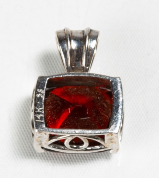 14K Gold & Garnet Pendant