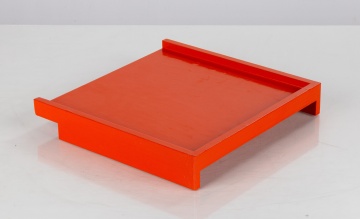 John Beech (British, b. 1964) Cavity Painting (Orange)