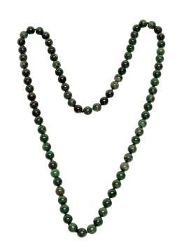 Green Jade Beaded Necklace